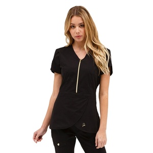 Uniforme de Trabajo para Salón de Belleza de Alta Calidad al por Mayor, Túnica Profesional Transpirable de Poliéster para Esteticista y Spa - Product Image 1