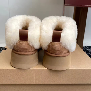 Botas de Nieve de Invierno de Alta Calidad, Transpirables, Antiolor, Unisex, Forro de Piel, Parte Superior de Piel de Oveja, Suela de Goma EVERGREEN - Product Image 6