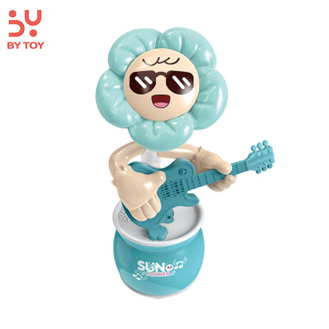 New Arrivals Happy Flower Toys Gift Music Dancing Sharking Singing Mock Speech Electric Music Plastic Dancing Sunflower Toy