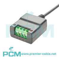 Grado industrial USB a RS422 RS485 Bloque de terminales FTDI Chip Dispositivo serie Servidor Convertidor Cable