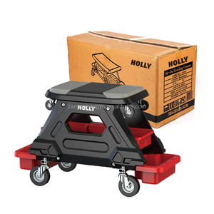 <span class=keywords><strong>Garage</strong></span> Shop Roller Seat Mechanics Work Bench Roller Detach Creeper Workbench Rolling Bike Motor Car Repair Stool Home DIY Chair - Product Image 3