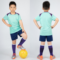 Nouveaux garçons filles maillots de Football ensembles Kits de Football enfants jeunes Football vêtements formation uniforme Football chaussettes gratuites