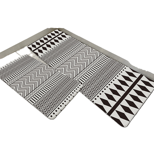 Alfombra Grande para Sala de Estar, Ecológica, Moderna, de PVC, Personalizable, de Pelo Corto, Antideslizante, con Diseño Geométrico, para Uso Doméstico, Superventas - Product Image 1