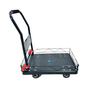 भारी ड्यूटी बड़ी क्षमता वाली फोल्डेबल गाड़ी, 360 डिग्री घूर्णन पहियों के साथ पोर्टेबल प्लास्टिक मंच - Product Image 5