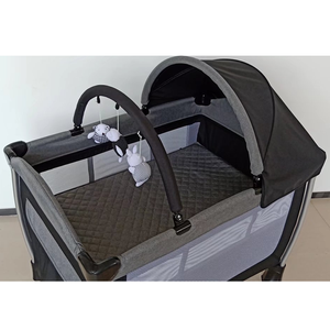 <span class=keywords><strong>Culla</strong></span> da Viaggio Pieghevole in Metallo <span class=keywords><strong>Design</strong></span> Europeo, Lettino per Neonati e Bambini per Uso Interno, Camera da Letto, Asilo, Campeggio all'Aperto e Hotel - Product Image 3
