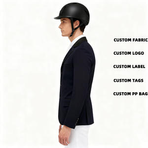 Vêtements d'équitation pour hommes sur mesure, vestes grandes tailles, coupe ajustée, vêtements de compétition d'équitation, veste imperméable pour l'équitation - Product Image 2