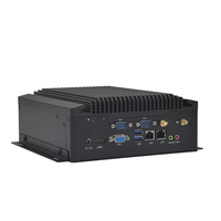 PC industriel ELSKY Factory IPC6900 sans ventilateur, 11e génération Core i5 i7, ordinateur noir, double canal DDR4, M.2 Mini-PCIE