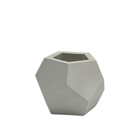Nouvelles Idées de Produits 2025 Mini Pot de Jardin en Ciment Blanc Pot Décoratif pour la Maison
