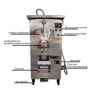 Máquina de Llenado de Líquidos SJ-2000 de Alta Precisión, 200-1000 ml, Eléctrica y Automática, para Encolar y Envolver Cerveza, Agua Mineral, con Película de Papel/Plástico - Product Image 5