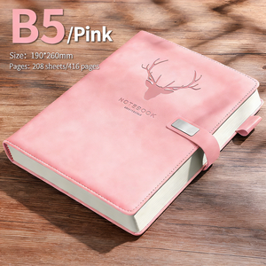 Cuaderno Personalizado de Tapa Dura en Cuero PU, Cosido, Tamaño A5, <span class=keywords><strong>Diario</strong></span>, Tamaño B5 - Product Image 2