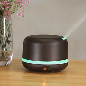 Difusor de aroma con efecto madera JCSY-167, humidificador ultrasónico de 0.5L con luz y temporizador para uso en el hogar, oficina o escritorio. - Product Image 5