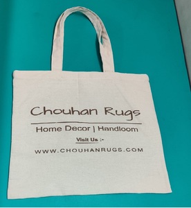 Sac fourre-tout en toile de coton écologique réutilisable pour femmes sac messager de style bohème logo personnalisé lettre décoration pour le voyage - Product Image 1