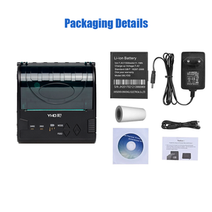 <span class=keywords><strong>Imprimante</strong></span> thermique portable de petite taille, <span class=keywords><strong>imprimante</strong></span> de reçus portable Bluetooth, prise en charge de la connexion au <span class=keywords><strong>smartphone</strong></span> - Product Image 4