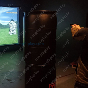 屋内プロジェクターレーザーエアガン没入型レーザー射撃アーケードマシンオーシャンサンドテーマ1280x800解像度Songfaブランド - Product Image 5