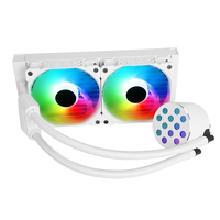 Refroidisseur d'air pour processeur SAMA RGB AIO, boîtier d'ordinateur, radiateur de processeur, refroidissement par eau 240 mm