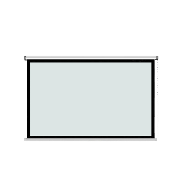 Manual Roller Pull-down Projection Screen 84" 100" 120" Office Manual Projection Screen Hand Drawn Curtain Projection Screen