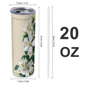 20oz Straight Car <b>Mug</b> Premium <b>Double</b> <b>Wall</b> Stainless Steel Vacuum Insulated Custom Pattern Wholesale - Product Image 1