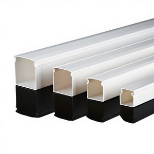Nuevo Material, Estándar Nacional, Exportación, PVC Blanco Puro Engrosado 20-150, Canalización de Cables Cuadrada Ignífuga - Product Image 1