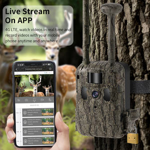 Jerderfo daha uzun pil ömrü vahşi avcılık kamera 4G Lte 940 hiçbir kızdırma gece görüş avcılık için takip kamerası SIM kamera yeşil Camo - Product Image 2