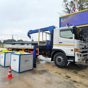 Sq80a 3 Truck <b>Crane</b> 8 Ton Full Rotation Hydraulic System For Logging - Product Image 3