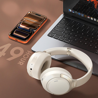 Casque sans fil supra-auriculaire LDNIO H02 ODM OEM personnalisable Bluetooth 5.4 avec réduction de bruit active hybride
