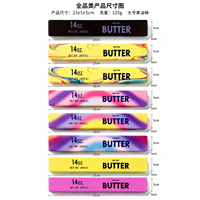 Jouet anti-stress artistique en PU souple à rebond lent, motif marbre galaxie, en forme de bâton de beurre, pour la décoration de bureau