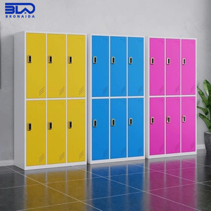 Armadio in Acciaio con Ripiani Regolabili per Archiviazione di Documenti, Dispositivi, Borse e Forniture in Spazi di Coworking - Product Image 2
