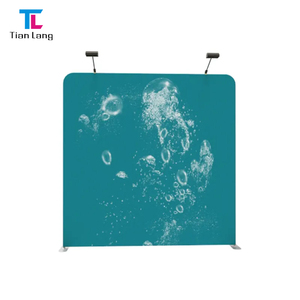 TianLang Custom Portable Aluminum 3D Pop Displays <b>Stand</b> Tension Fabric Photo Booth <b>Backdrop</b> <b>with</b> LED Light for Trade Shows - Product Image 5