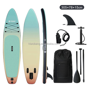 Planche de SUP OEM planche à pagaie <span class=keywords><strong>gonflable</strong></span> noire orange tout autour planche à pagaie debout - Product Image 3