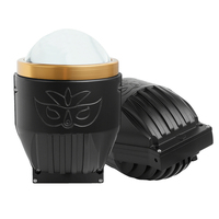 Phare antibrouillard LED 3.0 pouces avec lentille de projecteur 140W, ensemble d'éclairage de conduite pour voiture, compatible RHD LHD