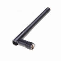 Antena de Terminal de Cobre con Polarización Vertical Giratoria de 2.4GHz y 5GHz para Conector Macho, Impermeable IP65, Ganancia de 2.5dBi