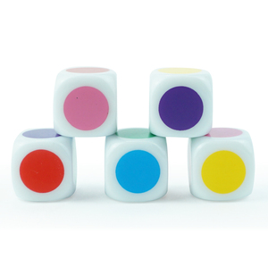 Bán buôn tùy chỉnh D6 Trắng 16mm xúc xắc acrylic cho những người đam mê chơi game và tổ chức sự kiện - Product Image 3