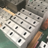 Lames de broyeur de plastique SKD11, lames de broyeur rotatif à longue durée de vie pour le recyclage du plastique