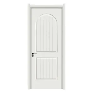 PVC Door Factory Of High-quality Mixed Color Waterproof Interior Bedroom Bathroom Door For Wholesale