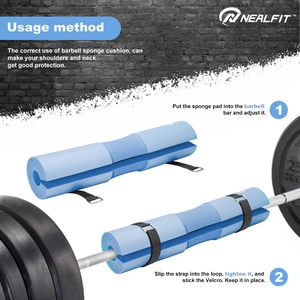 Coussin d'haltères confortable personnalisé pour les entraînements de fitness accessoire d'équipement d'épaule squat - Product Image 5