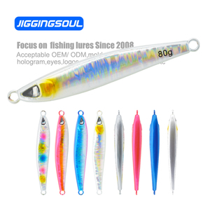 JIGGINGSOUL-OEM-351-fishing Lokken Metalen Aas 60G 80G 100G Makreel, Voor Tandbaars, Kabeljauw, Zwaardvis, Zeevissersboot - Product Image 1