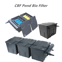 Système de filtre d'étang à poissons d'aquarium CBF-350C une bonne boîte Koi d'étang efficace Bio grand filtre avec pompe lampe UV