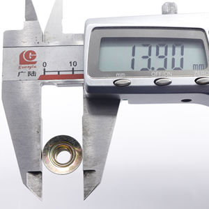 Écrou rotatif intégré Q32206 M6 en acier galvanisé Dacromet, écrou combiné à activité, norme nationale métrique EN - Product Image 4