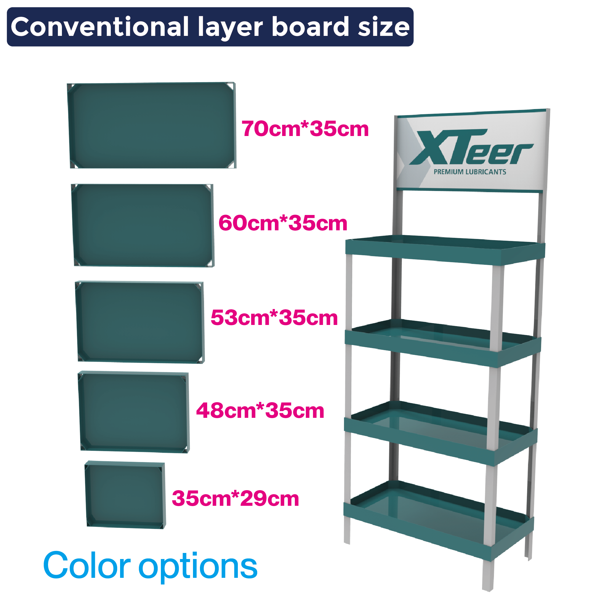 Customized PVC Floor Standing Laminated Pet Food Display Rack for Supermarket Pet Stores — view 5