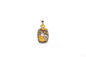 Pendentif en jaspe mookaïte breccié, bijoux en argent sterling 925, fait main, bijoux ethniques pour femmes, qualité d'exportation - Product Image 2