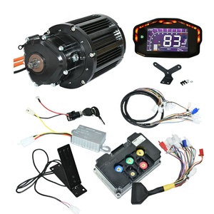 Nouveau moteur QS Fardriver Nd72680 avec accélérateur au pied pour E-Motos Qs138 90H V3, refroidissement par air, transmission par <span class=keywords><strong>chaîne</strong></span>, kit moteur central 4kW 138-90h - Product Image 1