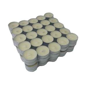 Confezione da 100 Candele Tealight Bianche da 4CM per Arredamento - Product Image 1