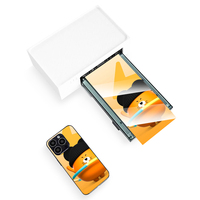Imprimante Photo DIY pour Coques de Téléphone Portable Personnalisables, Résolution 300 PPP, Machine d'Impression Couleur pour Film de Protection Arrière