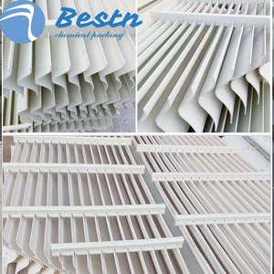 PP vách ngăn demister với lưỡi phẳng C/s-loại FRP/304 cánh gói phun đúc phun sương cho tháp phun khử lưu huỳnh - Product Image 3