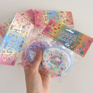 Elonna TPE <b>Squishy</b> Donuts & Cat Paw Squeeze <b>Toy</b>-Soft Handmade for Kids 8-13 Years - Product Image 1