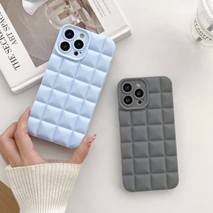 Custodia per Cellulare di Lusso con Griglia Stereo per <span class=keywords><strong>Apple</strong></span> 17, <span class=keywords><strong>Cover</strong></span> Protettiva Integrale Monocolore per iPhone 16 Pro 15 Max - Product Image 3