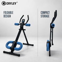 Appareil d'entraînement abdominal pliable, machine de fitness pour le gainage, équipement de gym à domicile, entraîneur d'exercices pour la taille et l'abdomen pour le remodelage corporel