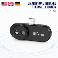 Caméra thermique USB Type-C HTI HT-102 Plug and Play, imageur IR Android -20~300°C pour la détection de défauts électriques, vente en gros