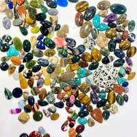 MAHNAJ GEMS Lot de pierres précieuses en gros – Cabochons de quartz naturels polis mélangés – Vente en gros de pierres précieuses en vrac