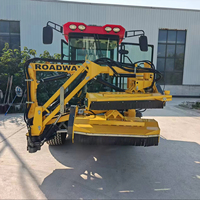 Tondeuse à flèche hydraulique ROADWAY RWDC22 pour terrains en pente avec système d'évitement d'obstacles